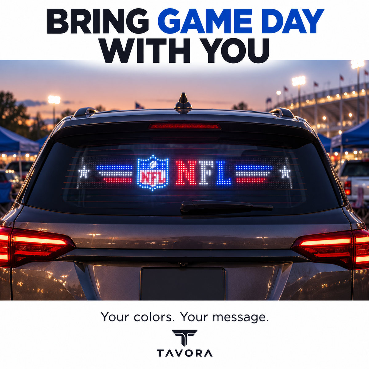 TAVORA GlowFlex™ — Custom LED Display  🚥